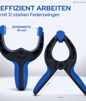 Klemmzwingen 12er Set
