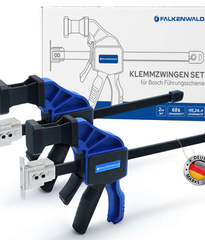 Einhandzwinge 2er Set für Bosch Führungsschiene