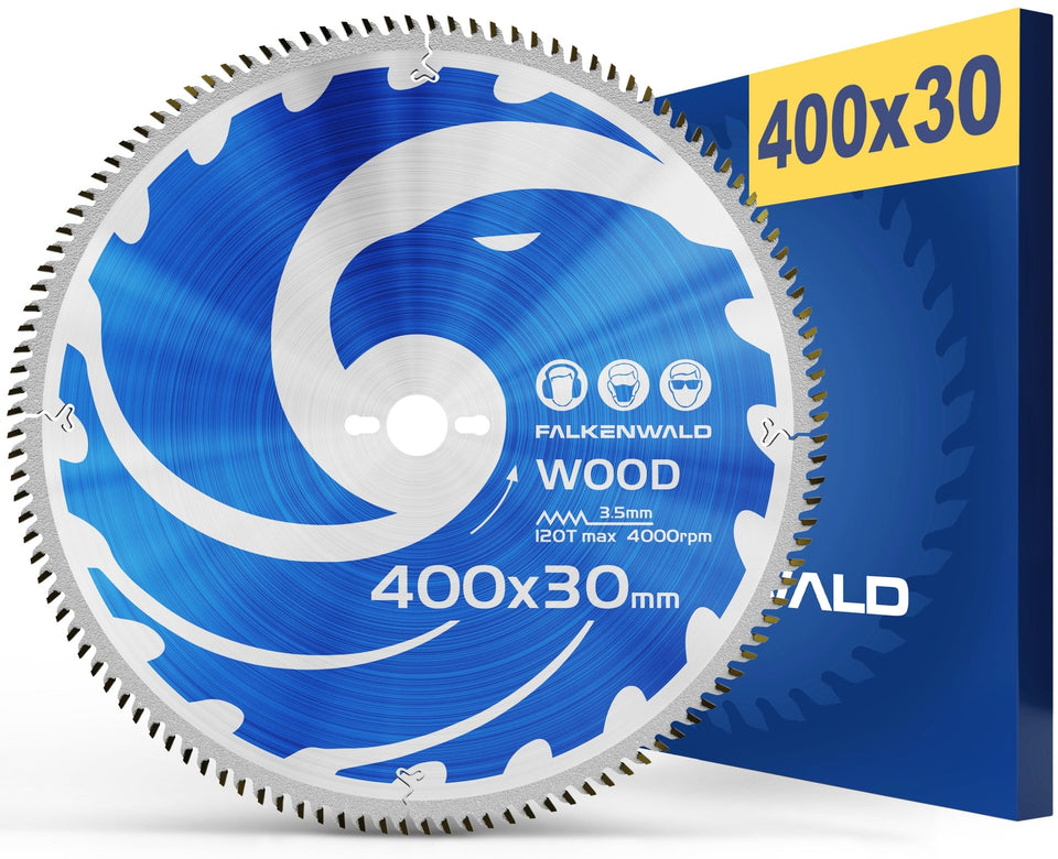 Ø 400x30mm - Sägeblatt speziell für Holz - 120 Zähne
