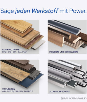 Ø 165x20mm - Sägeblatt speziell für Laminat - 60 Zähne